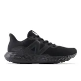 Championes de running New Balance 411v3, color negro, con suela Ground Contact EVA y almohadillas de goma.