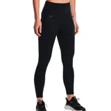 Calza capri de training Under Armour color negro, tiro alto y logo en la cintura.