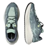 Championes Salomon Aero Glide 4 Grvl, calzado de running diseñado para cambio de superficies, color negro y gris con suela adherente y sistema de ajuste rápido.