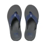Ojotas Reef Phantom Ii color azul con plantilla gris.