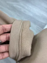 Pantalón de jogging gris melange, de corte amplio y cintura elástica.