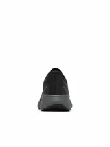 Championes de running Columbia modelo Konos Featherweight, color negro con entresuela gris. Diseñados con tecnología Omni-MAX para amortiguación y tracción adaptativa, cuentan con malla tejida ultratranspirable y suela Omni-Grip para diversos terrenos.
