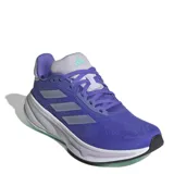 Championes de running Adidas modelo Response Super, color violeta con detalles en gris claro y logo en tono menta. Presentan exterior de malla transpirable, mediasuela con tecnología Dreamstrike+ para mayor amortiguación y suela de caucho para un agarre óptimo.