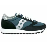 Championes Saucony Jazz Original, color azul con detalles en negro y plateado.
