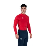 Remera térmica gris de manga larga, marca Umbro.