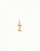 Dije dorado con forma de letra Z, perteneciente a la colección Hang Me de UNOde50.