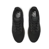 Championes de running New Balance Fresh Foam X 1080v12, color celeste con detalles en negro y verde flúor.