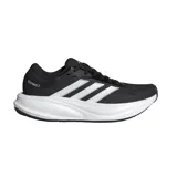 Championes de running Adidas Response 2, color negro con las tres tiras características en blanco y suela con tecnología Cloudfoam.