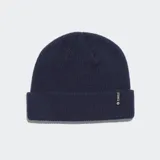 Gorro de lana azul marino con logo de la marca Stance en etiqueta lateral.