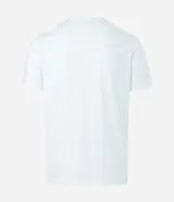 Remera básica de corte slim para hombre, confeccionada en suave algodón peruano con cuello redondo y mangas cortas, de diseño liso.