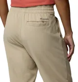 Pantalón Columbia modelo Pinetown Canyon Omni-Shade color beige, de corte relajado con cintura elástica ajustable mediante cordón, bolsillos frontales aplicados, elástico en los puños y tecnología avanzada de repelencia.
