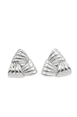 Aros tipo stud de acero quirúrgico hipoalergénico PVD, estilo vintage.