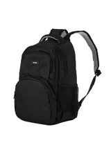 Kit de mochila y lunchera térmicas color negro, marca Terrano. La mochila cuenta con un amplio compartimento principal, bolsillo frontal, bolsillos laterales de red elástica y correas ajustables y acolchadas. La lunchera tiene interior térmico, bolsillo frontal con cierre, correa regulable y manija superior.