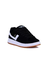 Championes deportivos Pony Square para hombre, en color azul marino con detalles en blanco en los laterales y suela de goma con entresuela blanca.