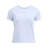 Remera deportiva de manga corta Under Armour, confeccionada en tejido ligero, transpirable y de secado rápido con tecnología de control de olores. Presenta un diseño de cuello redondo y dobladillo superpuesto para mayor ventilación.