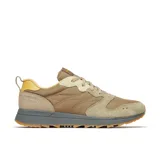 Championes Merrell modelo Alpine 83, con diseño retro en tonos tierra. Presentan una combinación de gamuza y textil en la parte superior, entresuela de espuma EVA en color gris y suela de goma dentada.