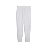 Pantalón de jogging Puma de la colección BMW Motorsport, color gris claro, con cintura elástica, puños acanalados en los tobillos y logo de BMW Motorsport estampado en el muslo derecho.