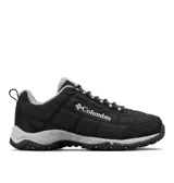 Championes de senderismo Columbia modelo Firecamp Fleece III, color negro con detalles en gris. Presentan diseño acolchado, interior forrado en polar, entresuela TechLite para amortiguación y suela Omni-Grip para tracción en diversos terrenos.