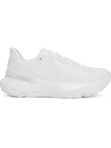 Championes de running Under Armour modelo UA W Infinite Pro 2, color blanco, diseñados para ofrecer máxima amortiguación y soporte en carreras de larga distancia con tecnología UA HOVR+.