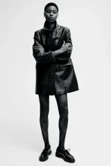 Medias de encaje con diseño floral, color marrón oscuro, con cintura elástica.