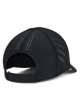 Gorro deportivo Under Armour Iso-Chill Launch negro con logo reflectivo.