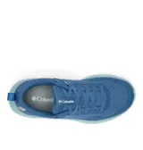 Championes de trekking Columbia modelo Konos Trs Outdry, color azul con suela celeste. Cuenta con tecnología impermeable OutDry, sistema Navic Fit y entresuela amortiguada Omni-Max.