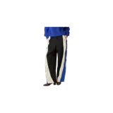 Pantalón de jogging Eme Studios modelo Arco Midnight Sweatpants, de diseño multicolor con paneles negros, blancos y laterales azules con patrón de damero. Cuenta con cintura elástica, cierres laterales y el nombre de la marca estampado en la pierna.
