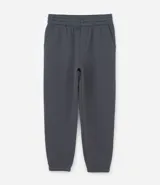 Pantalón jogger de algodón con felpa, color beige, con cintura elástica, cordón ajustable y puños elásticos en los tobillos. Cuenta con bolsillos laterales y un bolsillo posterior.