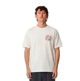 Remera Critical Slide Heritage de manga corta color blanco, con pequeño estampado circular en el pecho.