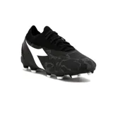 Championes de fútbol Diadora Futbol Cenit Md M, color negro con detalles en blanco.