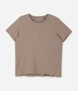 Remera deportiva de manga corta Get Over, confeccionada en poliamida, con cuello redondo y diseño liso.