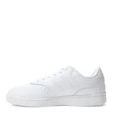 Championes New Balance de estilo urbano, totalmente blancos, con diseño inspirado en el tenis. Presentan el logo de la marca en el lateral, cierre con cordones y suela de goma resistente.