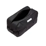 Botinera Nike Academy de diseño rectangular, color negro con el logo de la marca en blanco y una franja vertical central. Cuenta con cierre principal y asa lateral para transporte.