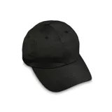 Gorra de gabardina negra con logo bordado al tono en el frente.