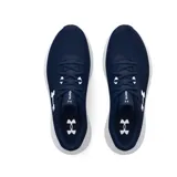 Championes Under Armour Surge 3 de hombre, color azul marino con logo blanco y suela blanca.