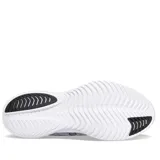 Championes Saucony Kinvara 14 color celeste con detalles en negro y blanco.