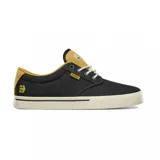 Championes Etnies Jameson 2 Eco X TFTF, color negro con detalles en amarillo.