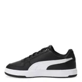 Championes Puma Caven 2.0 de estilo urbano, color blanco, con diseño clásico de corte bajo, perforaciones en la puntera y logo de la marca en el lateral.