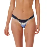 Bikini Rip Curl Surf Treehouse Skimpy con estampado batik en tonos azules y negros.