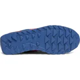 Championes Saucony Shadow Original, color azul con detalles en rojo y blanco.