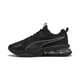 Championes Puma Solar color negro con detalles en gris.