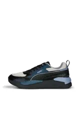 Championes deportivos Puma X-Ray 2 Square, en combinación de negro, gris y azul.