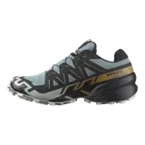Championes de trail running Salomon Speedcross 6 Gore-Tex, color negro, impermeables y con suela de alta tracción.