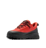 Championes de senderismo Columbia Tellurix Titanium, color rojo con detalles en negro. Confeccionados con malla técnica impermeable y transpirable OutDry™, sistema Navic Fit™ para sujeción, mediasuela Techlite+™ para estabilidad y suela Vibram® con tracción avanzada.