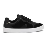 Champion deportivo de mujer, color blanco, con diseño de plataforma gruesa texturizada. Presenta recortes en el cuerpo y cordones negros.