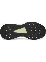 Championes de entrenamiento Under Armour Reign XT para mujer, en color blanco con detalles en amarillo fluor y negro. Cuentan con amortiguación UA HOVR de doble densidad, estructura superior de TPU y tecnología UA TriBase para mayor estabilidad y agarre.