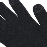 Guantes Under Armour de tejido acrílico de punto acanalado color gris, compatibles con pantallas táctiles.