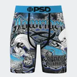 Calzoncillos bóxer de la marca PSD con estampado de Speedy Gonzales, cintura elástica azul con logo de la marca.