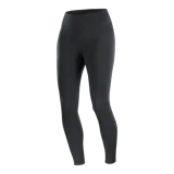Calzas deportivas Salomon modelo Shakeout Core de color negro, con diseño ajustado y elástico, ideales para running y entrenamiento.