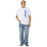 Pantalón de jean Rip Curl modelo Inner Visions Denim Pant, de corte holgado y diseño clásico con lavado azul claro.